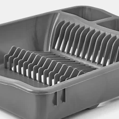 Egouttoir plastique GoodHome Datil gris