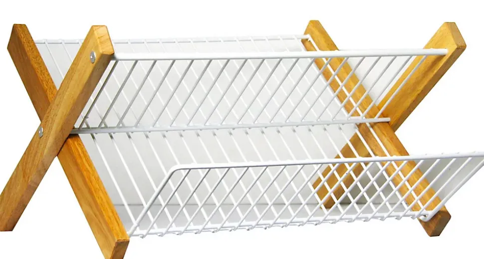 Egouttoir pliable cadre en bois Metaltex 321845 lilly