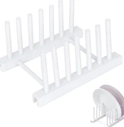 Egouttoir Support à Vaisselle en Plastique 17 x 12 x 9 cm blanc