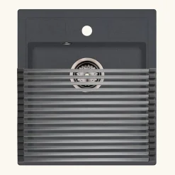 Egouttoir vaisselle rabattable inox Helika - dessous de plat inox