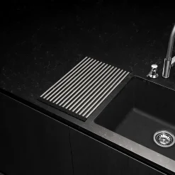 Egouttoir vaisselle rabattable inox Helika - dessous de plat inox