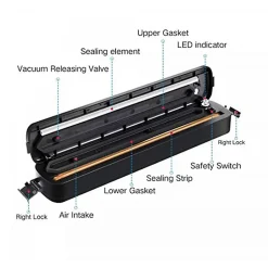 Emballeuse sous vide électrique Herzberg HG8103