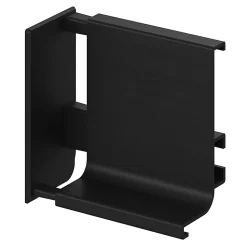 Embout de rail pour plan de travail noir Caraway Innovo GoodHome vendu par 2