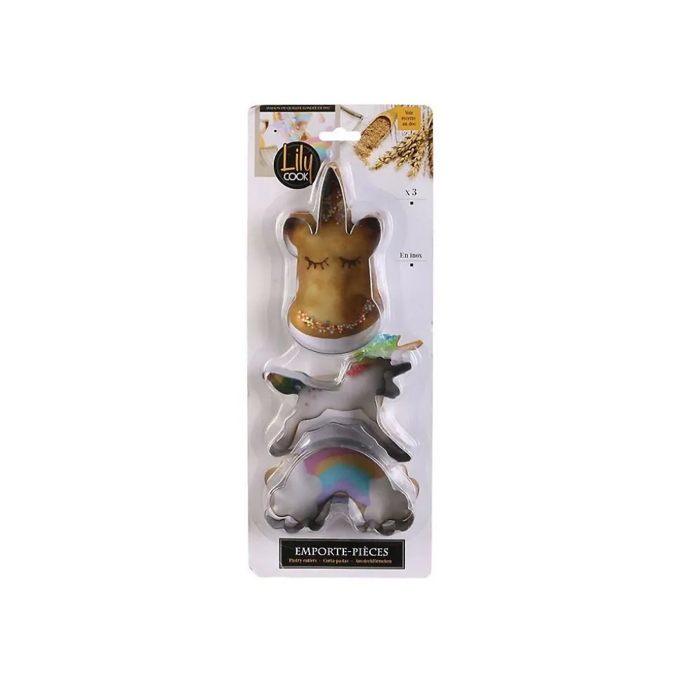 Emportepièces en métal licorne