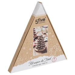 Emporte-pièces étoiles 7 pièces kit Noël - Argent- 5five