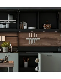 Emuca Barre magnétique pour couteaux de cuisine, Acier inoxydable