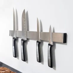 Emuca Barre magnétique pour couteaux de cuisine, Acier inoxydable
