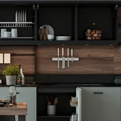 Emuca Barre magnétique pour couteaux de cuisine, Acier inoxydable