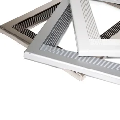 Emuca Cadre pour micro-ondes, à encastrer dans des éléments de cuisine, module 600mm, 600x400mm, Plastique,, Nickel satiné