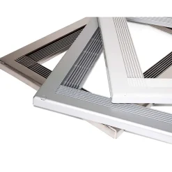 Emuca Cadre pour micro-ondes, à encastrer dans des éléments de cuisine, module 600mm, 600x400mm, Plastique,, Nickel satiné