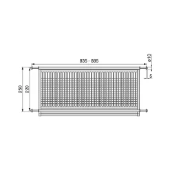 Emuca Égouttoir acier inoxydable Drynox, module 900mm, acier inoxydable