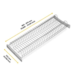 Emuca Égouttoir Suprastar pour module, 900, Peint en aluminium, Acier