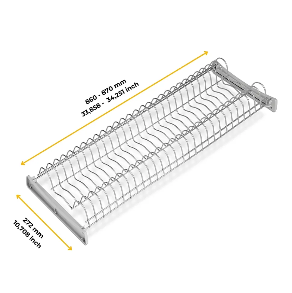 Emuca Égouttoir Suprastar pour module, 900, Peint en aluminium, Acier