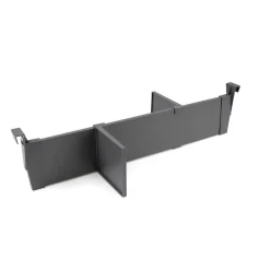 Emuca Kit d'accessoires de séparation pour intérieurs de tiroirs Vertex-Concept, largeur 600 mm, Aluminium et Plastique, Gris