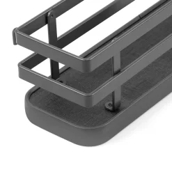 Emuca Kit de plateau à épices Titane pour meuble de cuisine ou élément suspendu, acier, gris anthracite