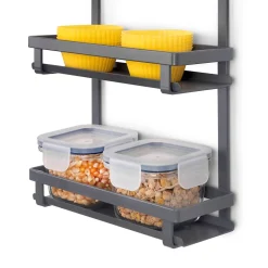 Emuca Porte-bocaux à épices Titane, acier, gris anthracite