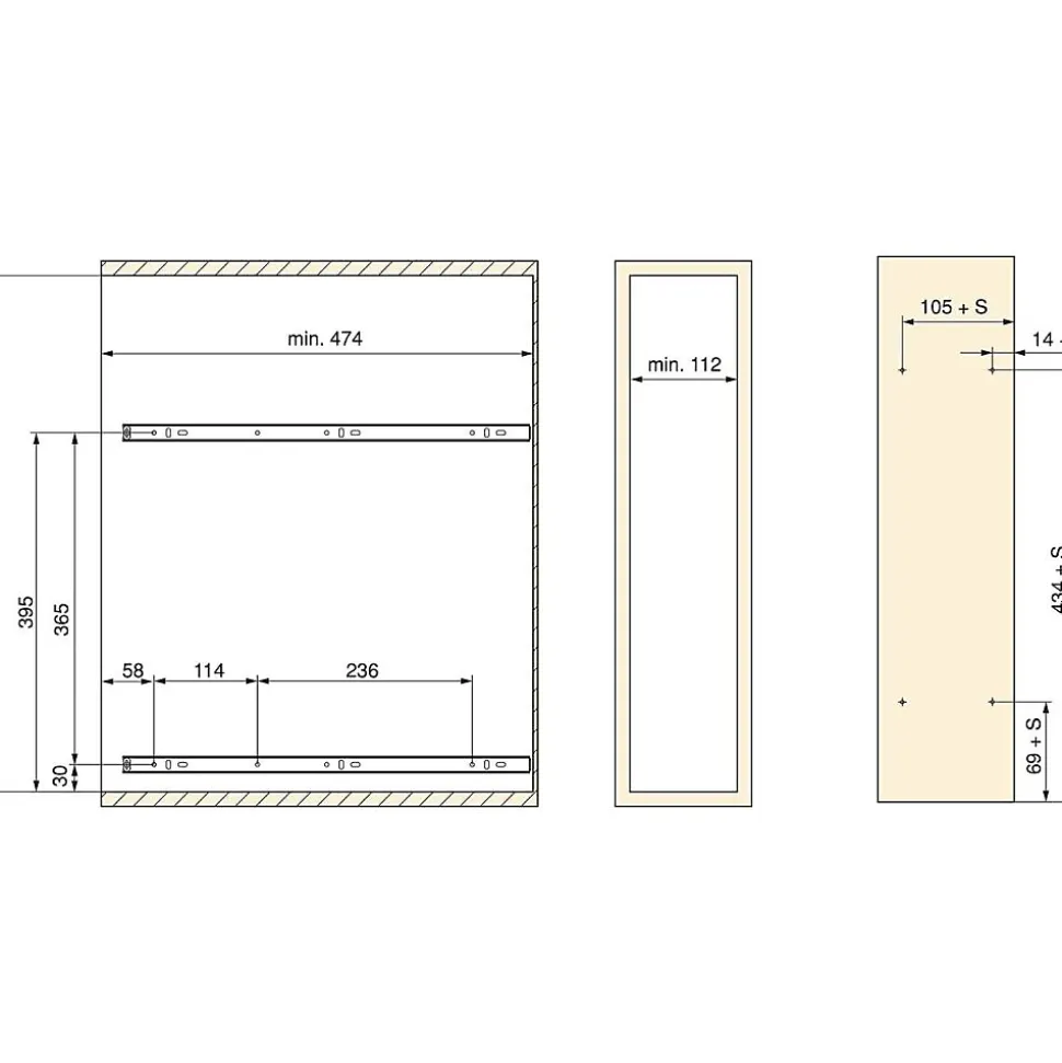 Emuca Porte-bouteilles extractible SupraMax, module 150mm, acier, chromé