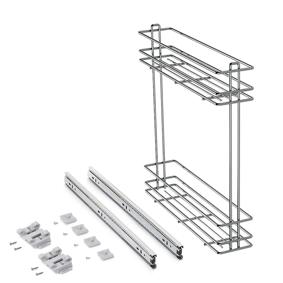 Emuca Porte-bouteilles extractible SupraMax, module 150mm, acier, chromé