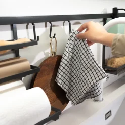 Emuca Porte-couverts de cuisine Titane, acier, gris anthracite