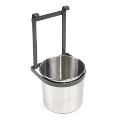 Emuca Porte-couverts de cuisine Titane, acier, gris anthracite