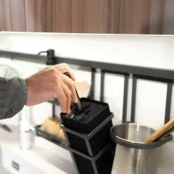 Emuca Porte-rouleau de cuisine Titane, Acier, Gris anthracite