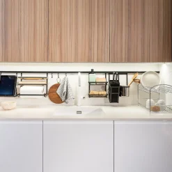 Emuca Porte-ustensiles de cuisine Titane , acier, gris anthracite