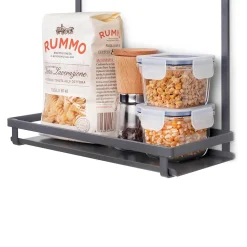 Emuca Porte-ustensiles de cuisine Titane , acier, gris anthracite