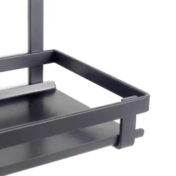 Emuca Porte-ustensiles de cuisine Titane , acier, gris anthracite