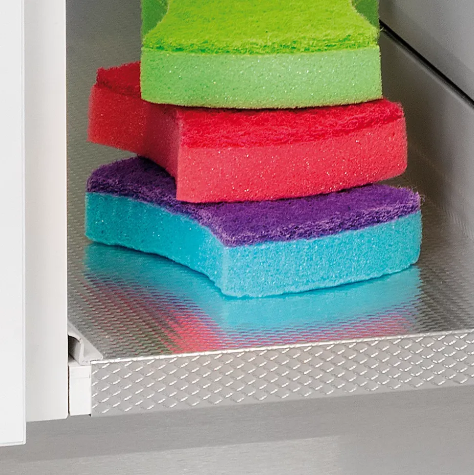 Emuca Protecteur de fond pour meuble de cuisine, 16mm, module 600mm, 568x580mm, Plastique et Aluminium, Aluminium naturel