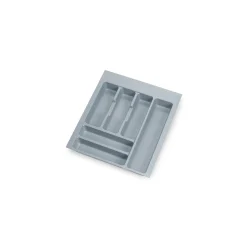 Emuca Range-couverts Optima pour tiroir universel, module 450mm, Plastique, Gris
