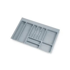 Emuca Range-couverts Optima pour tiroir universel, module 800mm, Plastique, Gris