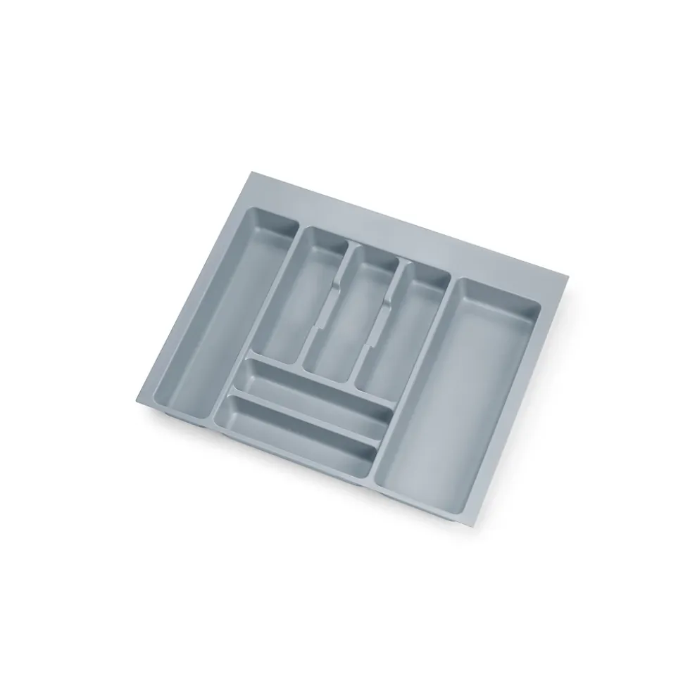 Emuca Range-couverts Optima pour tiroir universel, module 600mm, Plastique, Gris