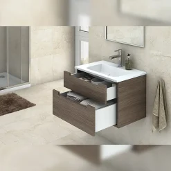 Emuca Tiroir extérieur Concept 30kg hauteur 105mm, profondeur 300mm, Acier, Peint en blanc