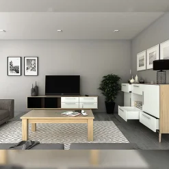 Emuca Tiroir extérieur Concept 30kg hauteur 105mm, profondeur 400mm, Acier, Peint en blanc