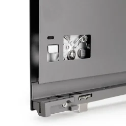 Emuca Tiroir extérieur Vertex avec réglages 3D hauteur 178mm, 40kg, profondeur 500mm, Acier, Gris antracite