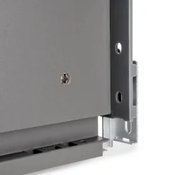 Emuca Tiroir extérieur Vertex avec réglages 3D hauteur 178mm, 40kg, épaisseur de panneau de 18mm, profondeur 500mm, Acier, Gris