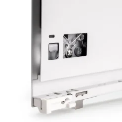 Emuca Tiroir extérieur Vertex Push Synchro avec réglages 3D, hauteur 131mm, 40kg, profondeur 450mm, Acier, Peint en blanc