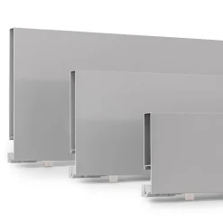 Emuca Tiroir extérieur Vertex 40kg hauteur 93mm, profondeur 350mm Acier, Gris peint