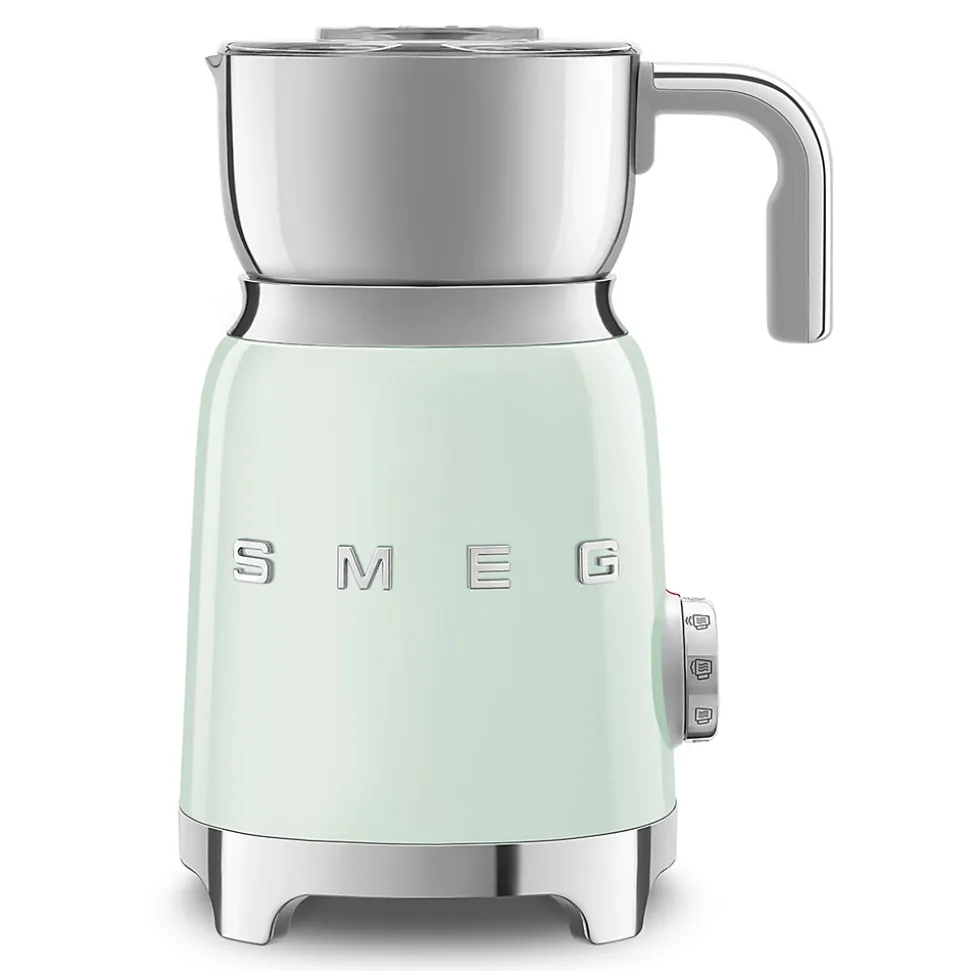 Emulsionneur de lait 500w 0.6l vert d'eau Smeg MFF11PGEU années 50