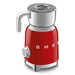 Emulsionneur de lait 500w 0.6l rouge Smeg MFF11RDEU années 50
