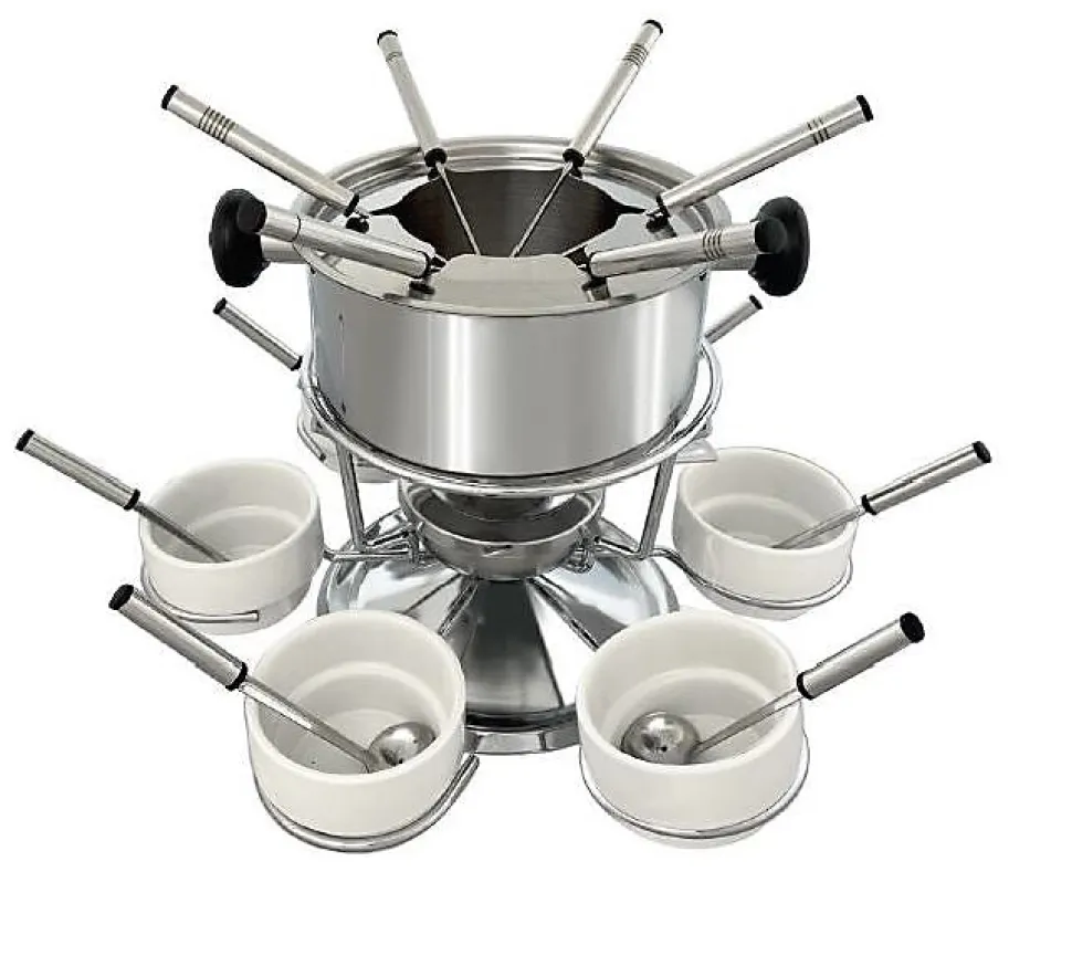 Ensemble à fondue bourguignonne pour 6 personnes, diamètre 17 cm Rotel Swiss Tradition