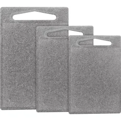 Ensemble 3 planches à découper aspect granit gris Classbach C-SB4012K-GRY
