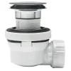 Ensemble bonde et siphon de lavabo Quick-Clac Wirquin Nano 6.7 Sortie Ø32 mm - 1/4 de tour