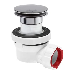 Ensemble bonde et siphon de lavabo Quick-Clac Wirquin Nano 6.7 Sortie Ø32 mm - 1/4 de tour