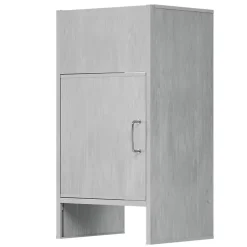 Ensemble complet lavabo Zinken Granitan Loma avec meuble PVC, siphon, robinet et distributeur de savon