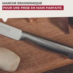 Ensemble de 2 Couteaux de cuisine Santoku lame de 18 cm Nirosta Star