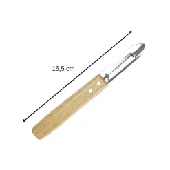 Ensemble de 4 Eplucheurs Econome Nature 16 cm Nirosta