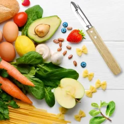 Ensemble de 2 Eplucheurs Econome Nature 16 cm Nirosta