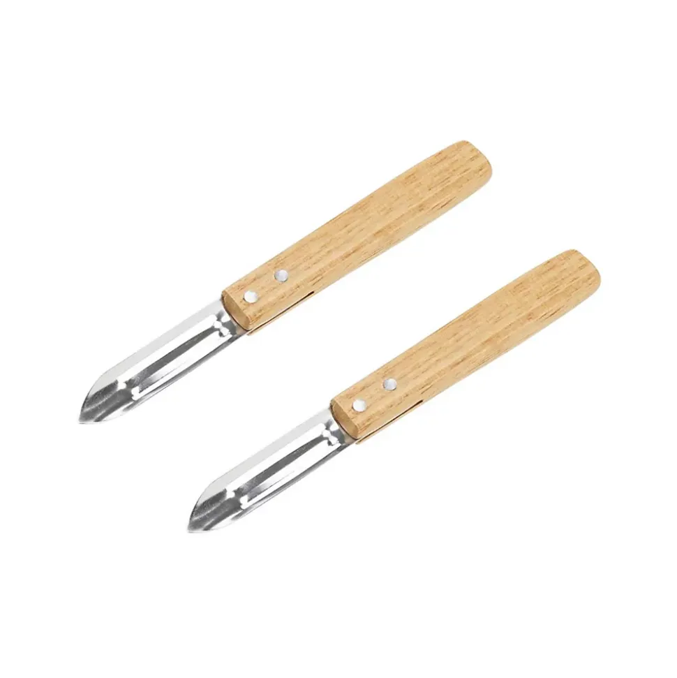 Ensemble de 2 Eplucheurs Econome Nature 16 cm Nirosta