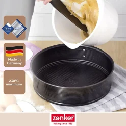 Ensemble de 2 Moules à manqué à charnière 28 cm Zenker Black Metallic